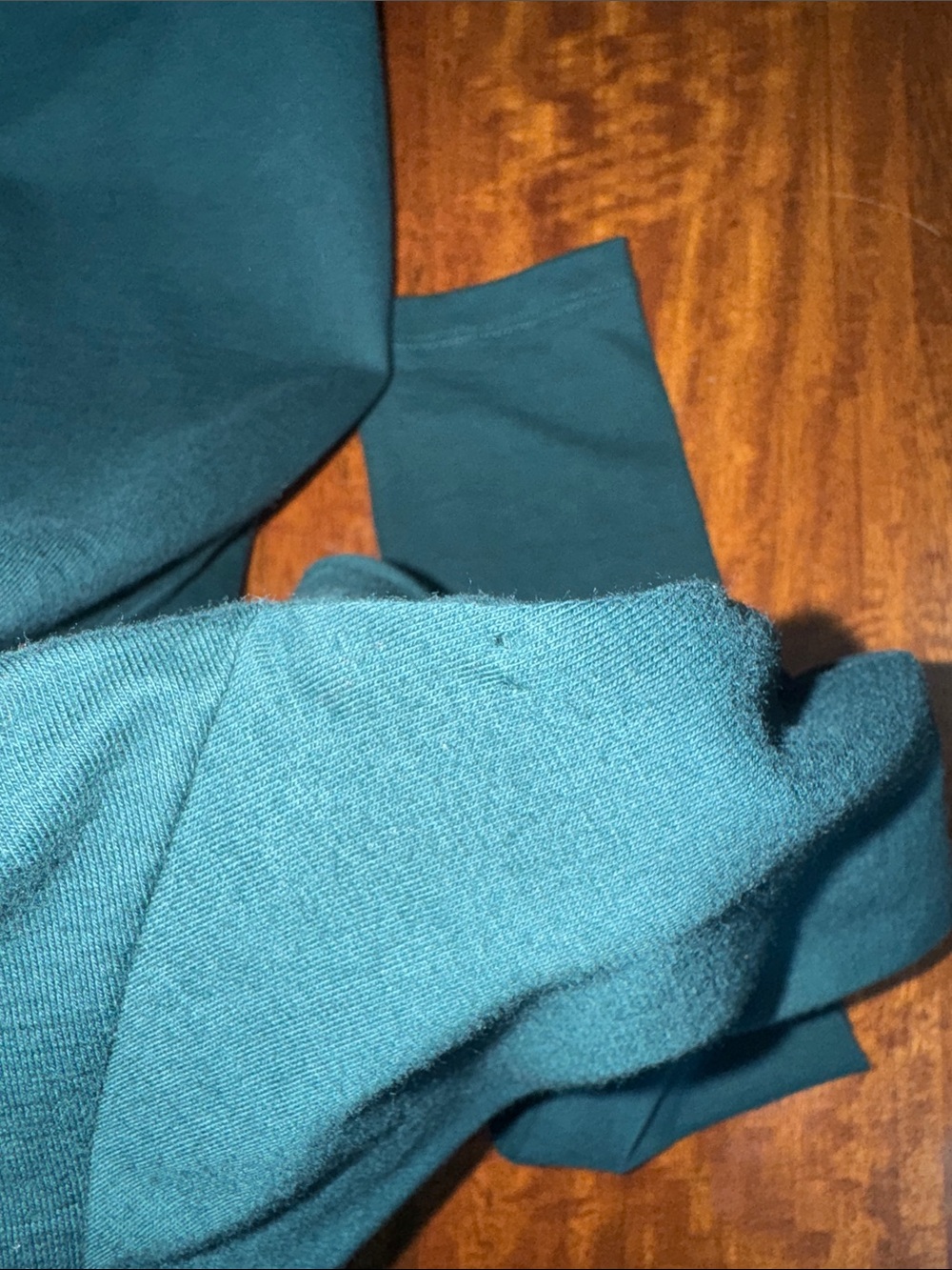 NWT Motel Rocks Teal Long Sleeve Tie-Front Mini Dress - Picture 10 of 11